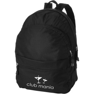 Trend backpack, solid black (Backpacks)