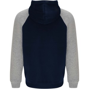 Badet kids two-tone hoodie, Navy Blue, Heather grey (Pullovers)