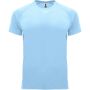 Bahrain short sleeve kids sports t-shirt, Sky blue