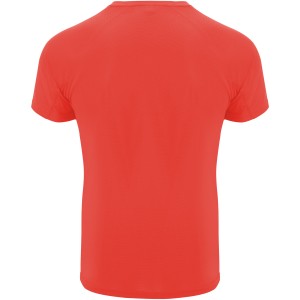 Bahrain short sleeve men's sports t-shirt, Fluor Coral (T-shirt, mixed fiber, synthetic)