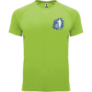 Bahrain short sleeve men's sports t-shirt, Lime / Green Lime (T-shirt, mixed fiber, synthetic)