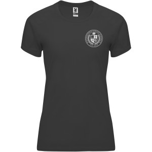 Bahrain short sleeve women's sports t-shirt, Dark Lead (T-shirt, mixed fiber, synthetic)