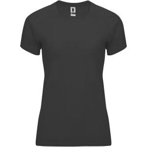 Bahrain short sleeve women's sports t-shirt, Dark Lead (T-shirt, mixed fiber, synthetic)