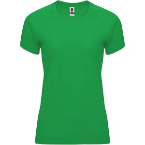 Bahrain short sleeve women's sports t-shirt, Green Fern (T-shirt, mixed fiber, synthetic)