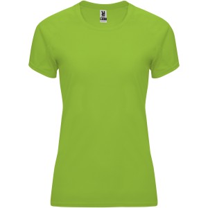 Bahrain short sleeve women's sports t-shirt, Lime / Green Lime (T-shirt, mixed fiber, synthetic)