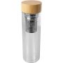 Bailey 400 ml borsilicate glass infuser bottle with bamboo l