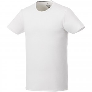 Balfour short sleeve men's organic t-shirt, White (T-shirt, 90-100% cotton)