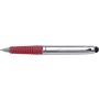 Ballpen suitable for capacitive screens, red