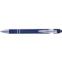 Ballpen with rubber finish, blue