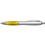 Recycled ABS ballpen Mariam, yellow
