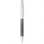 Winona ballpoint pen with carbon fibre details, Silver,Grey,
