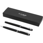 Ballpoint pen gift set, solid black (10728300)