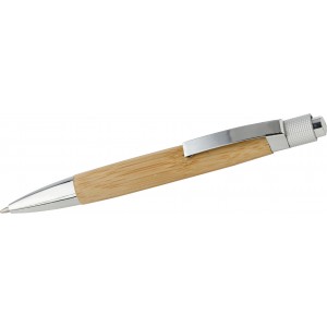 Bamboo ballpen Arabella, brown (Wooden, bamboo, carton pen)