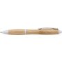 Bamboo ballpen Hetty, white