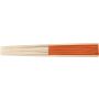 Bamboo hand held fan Elio, Orange