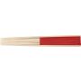 Bamboo hand held fan Elio, Red