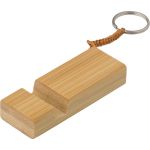 Bamboo key chain phone stand Kian, bamboo (748770-823CD)