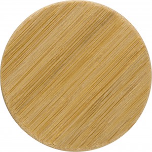 Bamboo pocket mirror Jeremiah, brown (Toiletry mirrors)