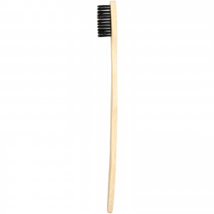 black bamboo toothbrush