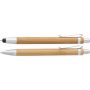 Bamboo writing set Darlene, brown