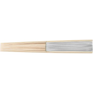 Bamboo hand held fan Elio, White