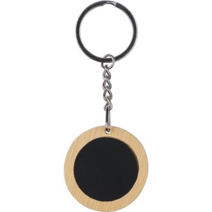 Bamboo keychain Gene, black