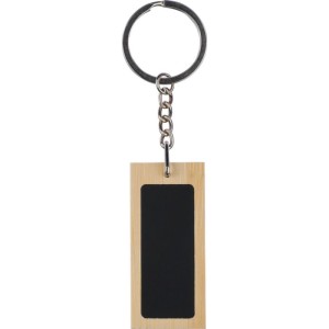Bamboo keychain Geoffrey, black