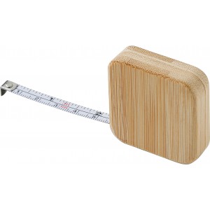 Bamboo tape measure Callum, brown