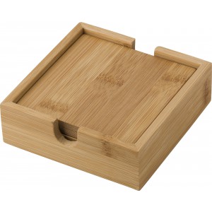 Bamboo coaster set Archer, bamboo