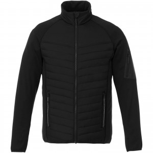 Banff hybrid insulated jacket, solid black (Jackets)