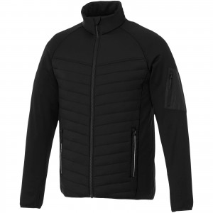 Banff hybrid insulated jacket, solid black (Jackets)