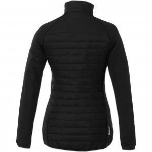 Banff hybrid insulated ladies jacket, solid black (Jackets)