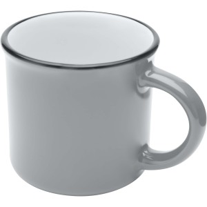 Bari 240 ml ceramic mug, Grey (Mugs)