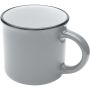 Bari 240 ml ceramic mug, Grey