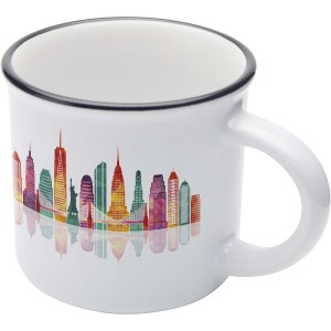 Bari 240 ml ceramic sublimation mug, White (Mugs)