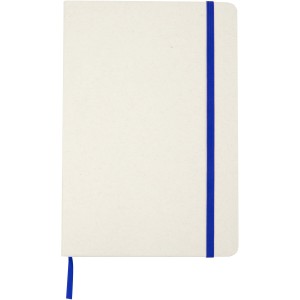 Bass A5 recycled hard cover notebook with lined pages, Royal (Notebooks)