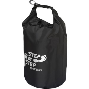 Camper 10 litre waterproof bag, solid black (Beach bags)