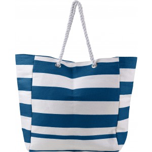 Cotton beach bag Luzia, blue (Beach bags)