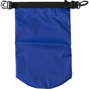 Polyester (210T) watertight bag, Cobalt blue (Beach bags)