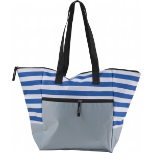 Polyester (600D) beach bag, blue (Beach bags)