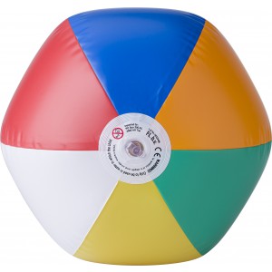 PVC beach ball, custom/multicolor (Beach equipment)