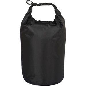 Survivor 5 litre waterproof roll-down bag, solid black (Beach equipment)