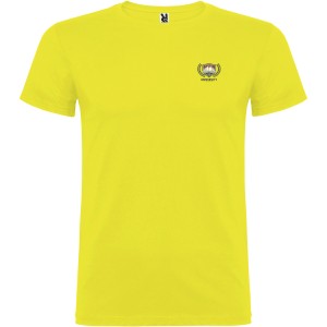 Beagle short sleeve kids t-shirt, Yellow (T-shirt, 90-100% cotton)