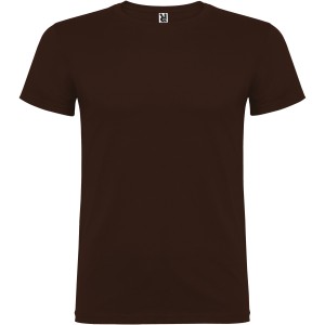 Beagle short sleeve men's t-shirt, Chocolat (T-shirt, 90-100% cotton)