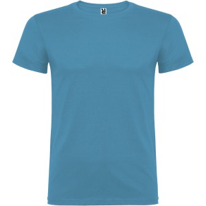 Beagle short sleeve men's t-shirt, Deep blue (T-shirt, 90-100% cotton)