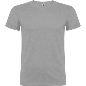 Beagle short sleeve men's t-shirt, Marl Grey (T-shirt, 90-100% cotton)