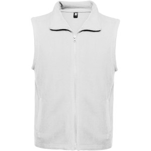 Bellagio unisex fleece bodywarmer, White (Vests)