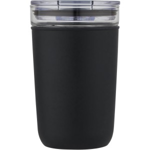 Bello 420 ml glass tumbler with recycled plastic outer wall, (Glasses)