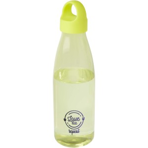 Bergen 800 ml recycled plastic water bottle, Lime (Water bottles)