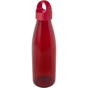 Bergen 800 ml recycled plastic water bottle, Red (Water bottles)